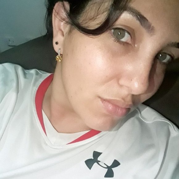 4CT SS &GF W/White Sapphire & Champagne S 🥂 🍾 - Picture 5 of 7